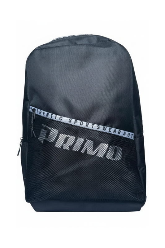 PRIMO FIRENZE SLANT BACKPACK BLACK/SILVER