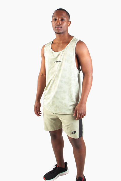 MENS ENDLESS DOTTED VEST SAGE