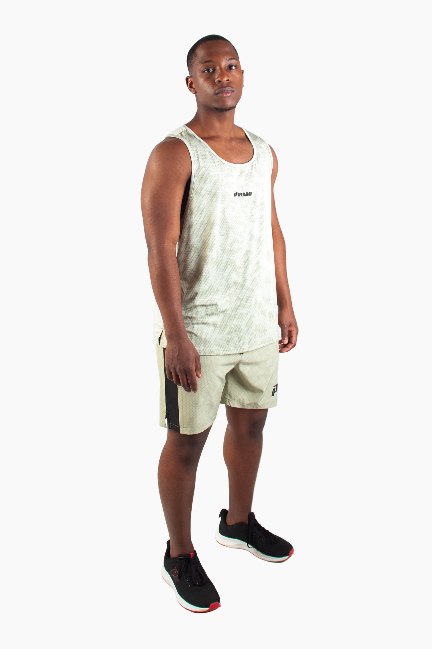 MENS ENDLESS DOTTED VEST SAGE