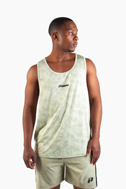 MENS ENDLESS DOTTED VEST SAGE