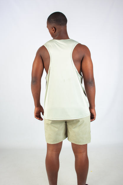 MENS ENDLESS DOTTED VEST SAGE