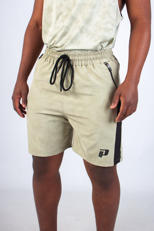 SAGE ENDLESS DOTTED GYM SHORTS