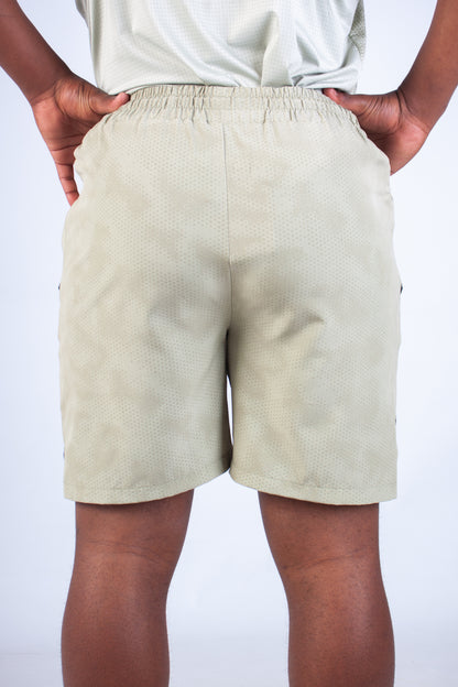 SAGE ENDLESS DOTTED GYM SHORTS