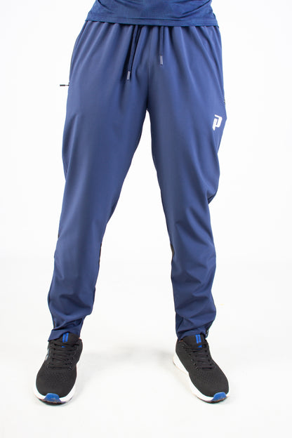 NAVY ENDLESS DOTTED TRACKSUIT PANTS