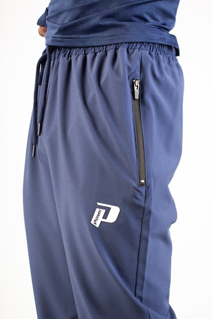 NAVY ENDLESS DOTTED TRACKSUIT PANTS