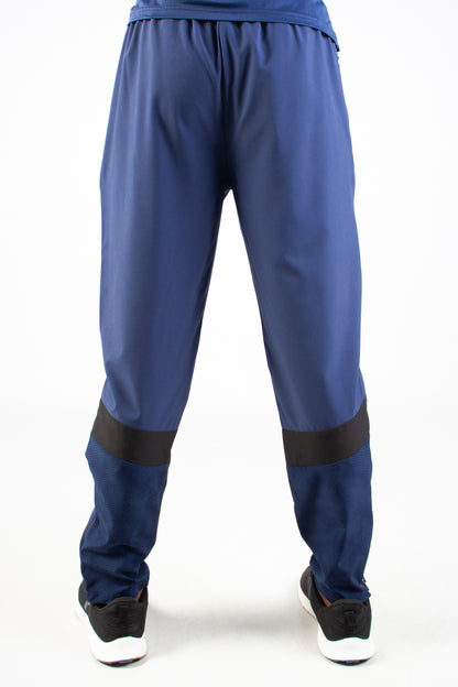 NAVY ENDLESS DOTTED TRACKSUIT PANTS