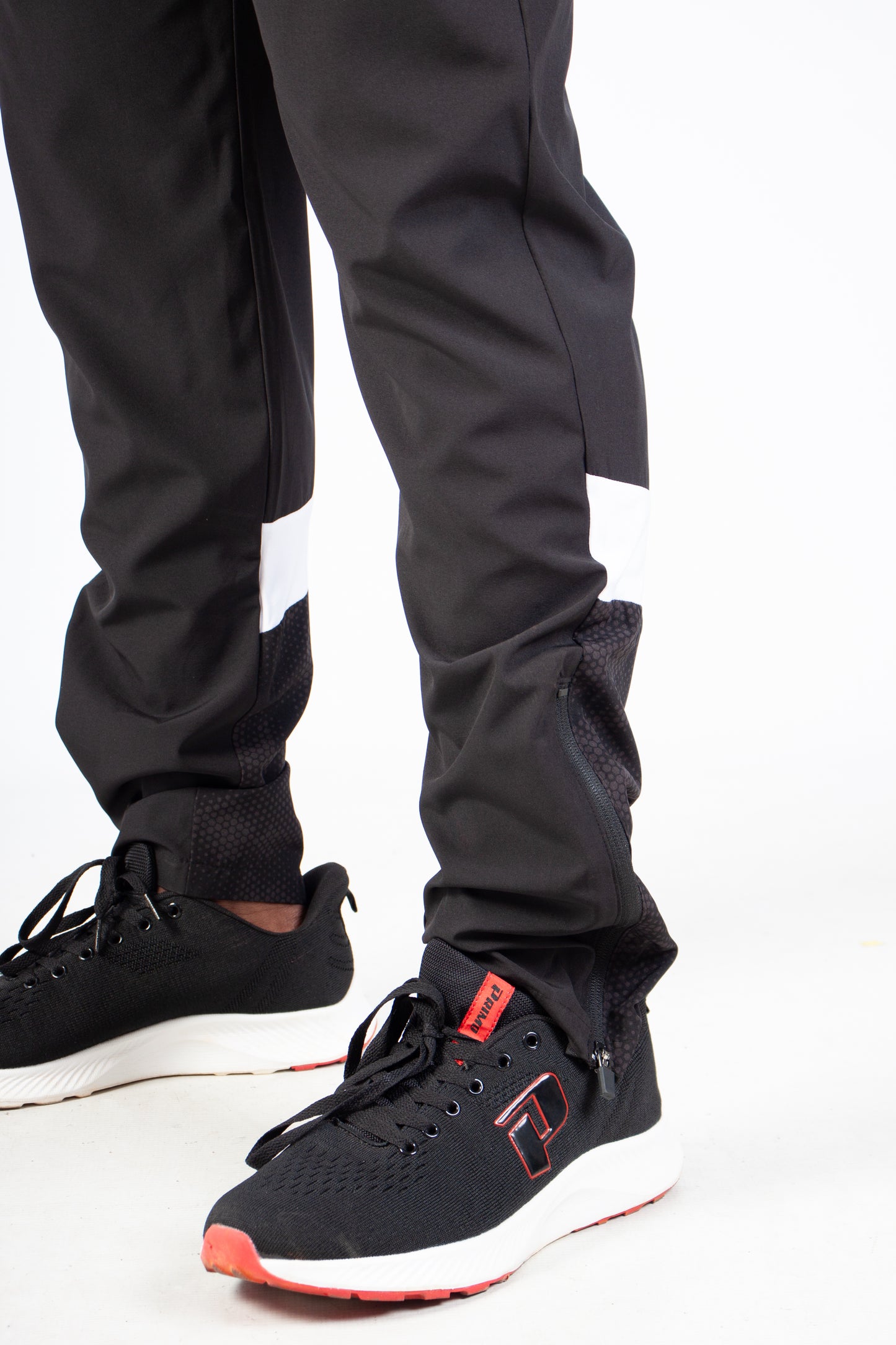 BLACK ENDLESS DOTTED TRACKSUIT PANTS