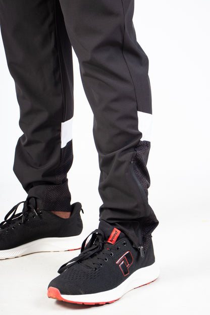 BLACK ENDLESS DOTTED TRACKSUIT PANTS