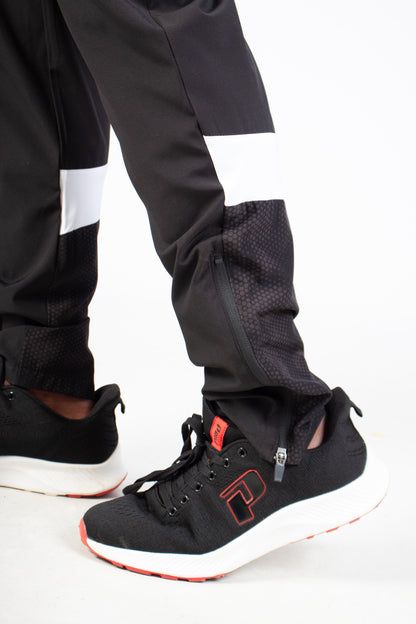 BLACK ENDLESS DOTTED TRACKSUIT PANTS