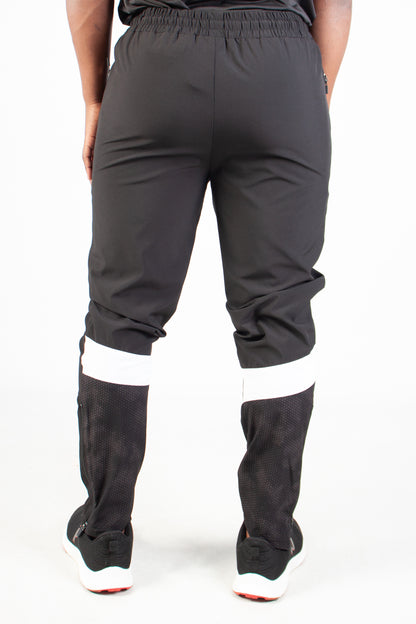 BLACK ENDLESS DOTTED TRACKSUIT PANTS