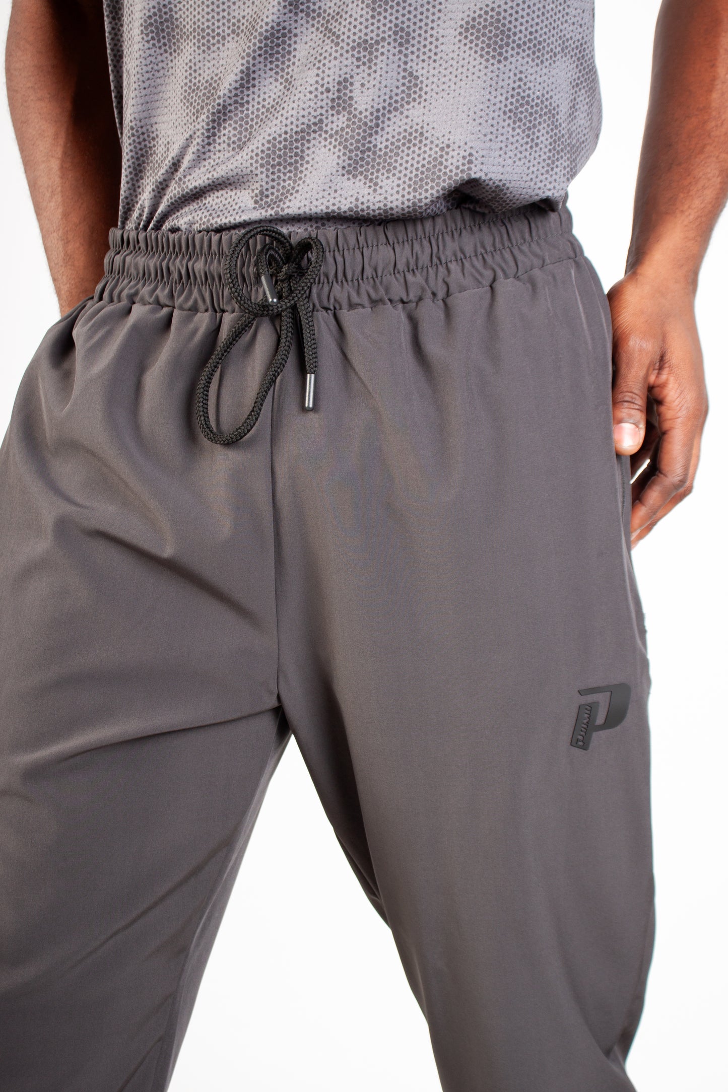 GREY ENDLESS DOTTED TRACKSUIT PANTS