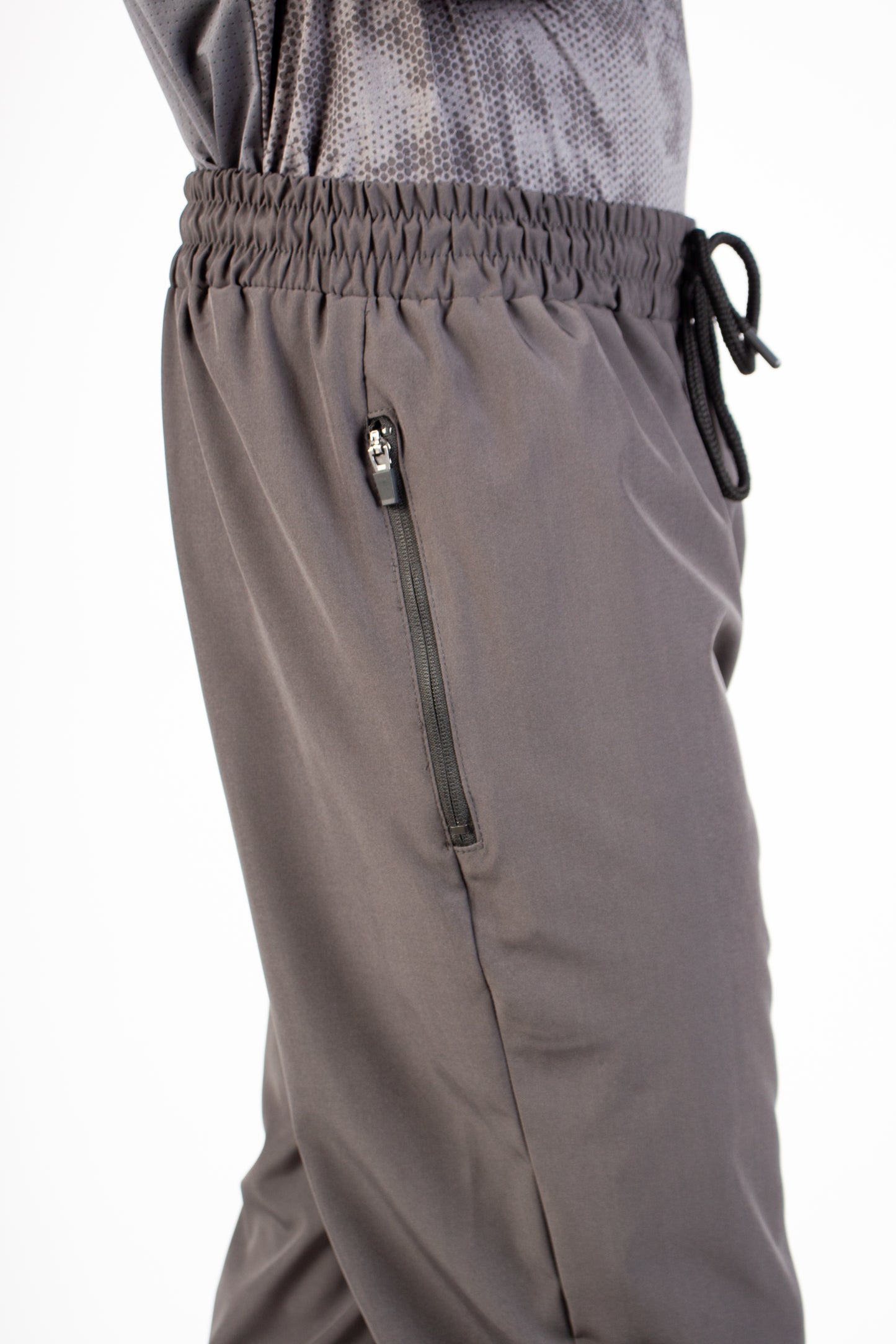 GREY ENDLESS DOTTED TRACKSUIT PANTS