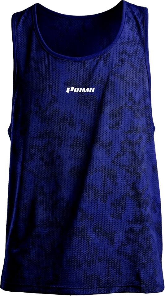 MENS ENDLESS DOTTED VEST NAVY
